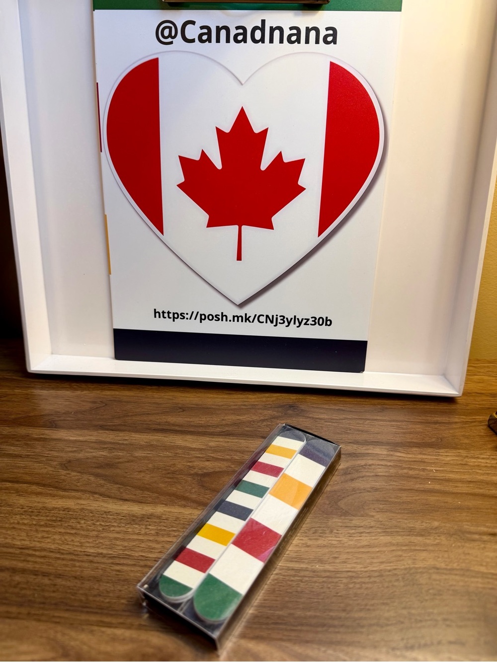 Hudson's Bay Company Striped Double sided Nail files x3